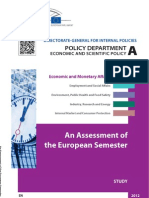 PE 475 121 An Assessment of The European Semester UPDATE PUBLISH