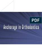 Anchorage in Orthodontics