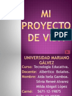 Presentacion Mi Proyecto de Vida