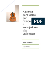 A Escrita Pafa Violão Por Não Violonistas