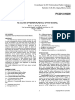 Fe Analysis of Temperature Field of PQF Mandrel: Xinwen Li, Yanfeng Tu, Yun Guo