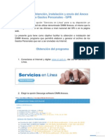 Guía para La Obtención Instalación y Envío Del Anexo de Gastos Personales - GPR