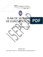 Plan de Seguimiento para Egresados