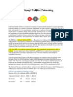 Carbonyl Sulfide Poisoning