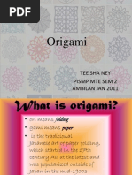 Origami: Tee Sha Ney Pismp Mte Sem 2 Ambilan Jan 2011