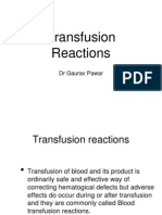 Transfusion Reaction - DRGSP