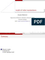 Dynamic Model of Robot Manipulators: Claudio Melchiorri