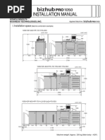 Installation Manual Bizhub Pro 1050