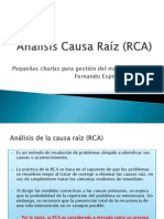 Analisis Causa Raiz (Rca)