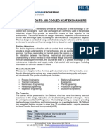 Air Cooled Heat Exchanger Course