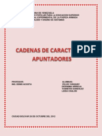 Cadena de Caracteres & Apuntadores