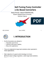 A PI-Type Self-Tuning Fuzzy Controller For DC-DC Boost Converters