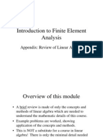 Introduction To Finite Element Analysis: Appendix: Review of Linear Algebra