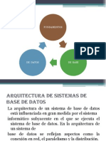 Diapositivas-Arquitectura de Base de Datos