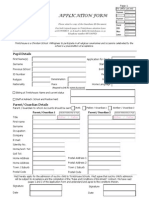 Application Form