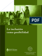 La Inclusión Como Posibilidad. Kaplan Carina