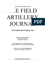 Field Artillery Journal - Nov 1936