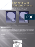 Modeling Spur and Helical Gears in CATIA