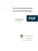 The Art and Science Behind Successful Risk Workshops