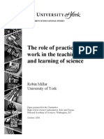 The Role of Practical Work in The Teaching and Learning of Science