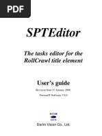 Spteditor: The Tasks Editor For The Rollcrawl Title Element