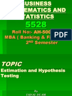 Business Mathematics and Statistics