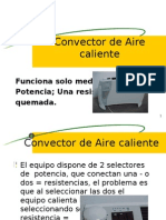 Convector de Aire Caliente R Quemada