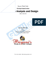 System Analysis and Design: Biyani's Think Tank