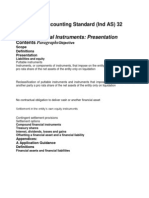 Indian Accounting Standard (Ind AS) 32: Financial Instruments: Presentation