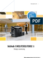 Konica Minolta Bizhub C452/C552/C652 Brochure