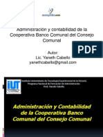 Administracion Contabilidad Cooperativa Banco Comunal