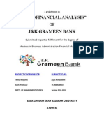 Microfinancial Analysis of J&K Grameen Bank2