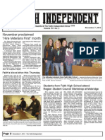 Faith Independent, November 7, 2012