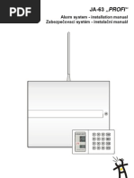 JA-63 Installation Manual