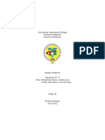 Propiedades Físicas y Químicas de Ácidos y Derivados