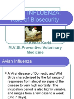 Avian Influenza Role of Bio Security