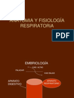 Anatomia y Fisiología Respiratoria