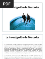 La Investigación de Mercados