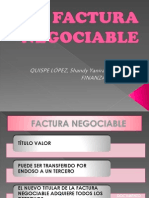 Factura Negociable