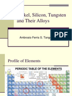 Nickel, Silicon, Tungsten and Their Alloys 3