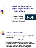 Procedural Vs Conceptual