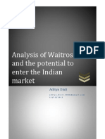 Analysis of Waitrose and The Potential To Enter The Indian Market