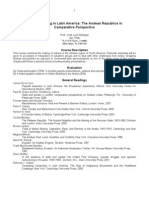 Nation-Building in Latin America: The Andean Republics in Comparative Perspective