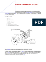 Fabricar Un Generador Eolico