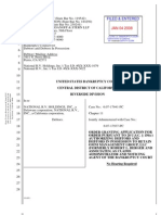 Filed & Entered: United States Bankruptcy Court Central District of California Riverside Division