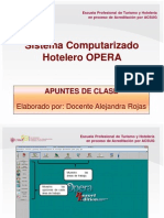 Opera - Sistema Hotelero