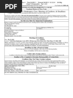 Notice of Chapter 11 Bankruptcy Case, Meeting of Creditors, & Deadlines