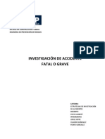 Informe de Investigacion de Accidente Fatal