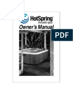 Hot Springs Spa/Hot Tub Owners Manual - 1999