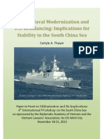 Thayer China's Naval Modernization and U.S. Strategic Rebalancing: Implications For Stability in The South China Sea